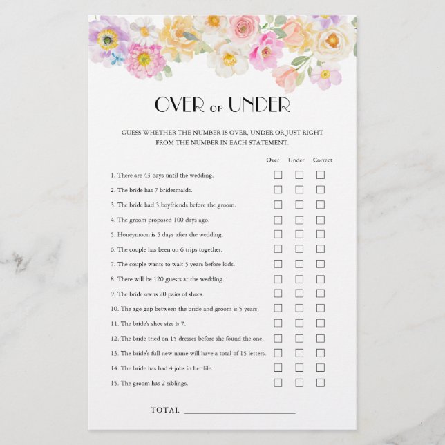 Spring Blossom Vrijgezellenfeest over onder spel (Voorkant)