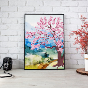 Spring Blossom Wall Art Canvas