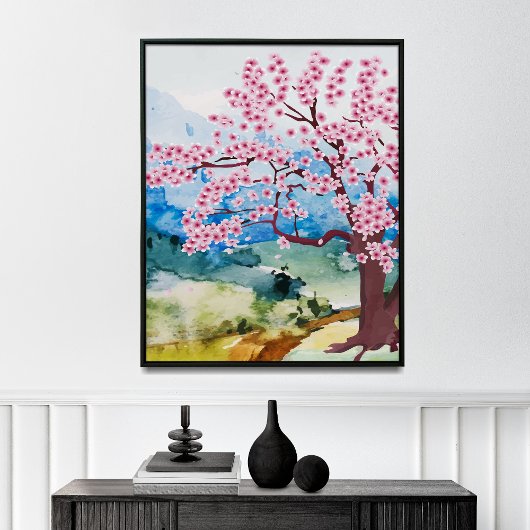 Spring Blossom Wall Art Canvas
