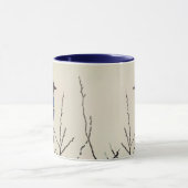 Spring Blue Jay Fine Art voor vogelovers Mok (Midden)