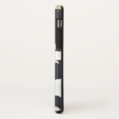 Spring Blue & White Flowers op marineachtergrond Case-Mate iPhone Case (Achterkant/links)