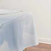 Spring Bluebird in de bloeiende boom Tafelkleed (Voorbeeld)