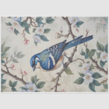  Spring Bluebird Ontwerp Decoupage