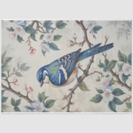  Spring Bluebird Ontwerp Decoupage Tissuepapier