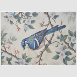  Spring Bluebird Ontwerp Decoupage Tissuepapier