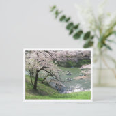 Spring Boating: Chidorigafuchi, Tokio Briefkaart (Staand voorkant)
