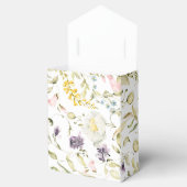 Spring Boho Wildflower Pampas Wedding Bedankdoosjes (Geopend)