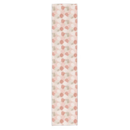 Spring Botanical Blush Sage Leaves Table Runner Korte Tafelloper