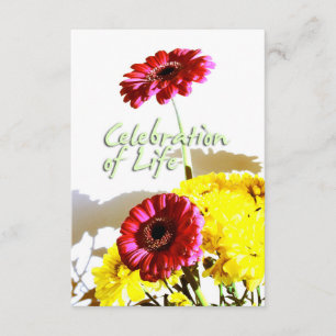 Spring Bouquet Celebration of Life Memorial I Kaart