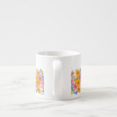 Spring bouquet espresso kop (Achterkant)