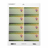 Spring Bouquet Etiket (Full Sheet)