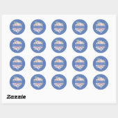Spring Bouquet Ronde Sticker (Vel)