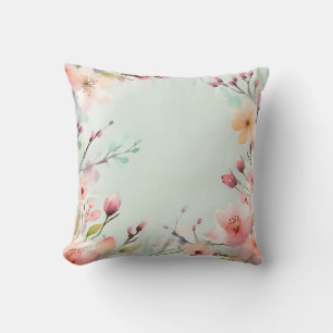 Spring Branches en Blooms Waterverf Kussen