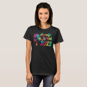 Spring Break 2022 Matching Group Tie Dye  T-shirt (Voorkant volledig)