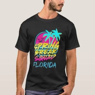Spring Break 2022 Retro 80S Florida Family Vac T-shirt