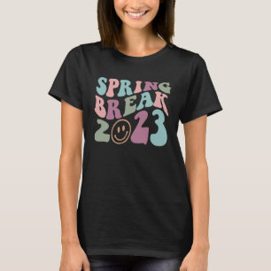 Spring Break 2023 Retro Matching Girls T-shirt