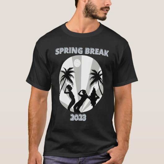 Spring Break 2023   Sarcastic School Saying For Te T-shirt (Voorkant)