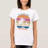 Spring Break Beach Sunset Custom Family T-shirt (Voorkant)