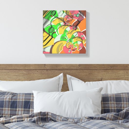 spring break canvas afdruk (Insitu (Slaapkamer))