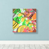 spring break canvas afdruk (Insitu (Houten vloer))