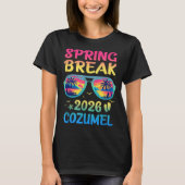 Spring Break Cozumel 2026 Vacation Trip Sungles T-shirt (Voorkant)
