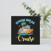 Spring Break Cruise Kaart (Staand voorkant)
