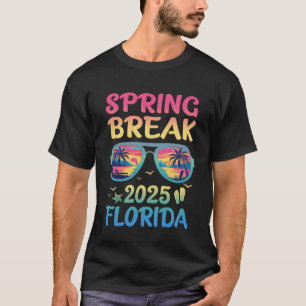 Spring Break Florida 2025 Vakantie reis Zonnebril T-shirt