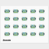 Spring Break Fun-ontwerp Ronde Sticker (Vel)