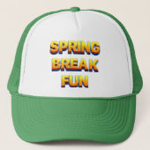 Spring Break Fun Trucker Pet (Voorkant)