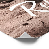 Spring Break Girl Liggend op Sandy Beach Poster (Hoek)