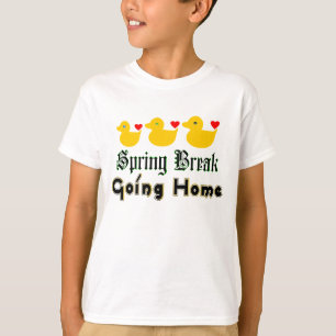 ♥ Spring Break-Going Home Eenden Kinderen T-Shirt