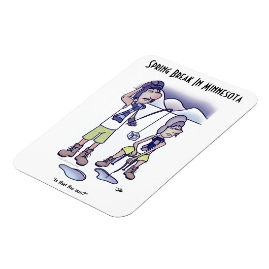 Spring Break Magnet Magneet (Linkerzijde)