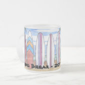 SPRING BREAK mok (gefronst glas) (Voorkant links)