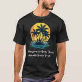 Spring Break Palm Tree Party T-shirt (Voorkant)