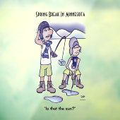 Spring Break Raamsticker (Vel 3)