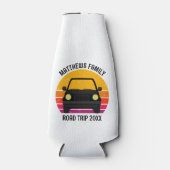 Spring Break Road Trip Sunset Customized Flesjeskoeler (Voorkant)