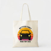 Spring Break Road Trip Sunset Customized Tote Bag (Voorkant)