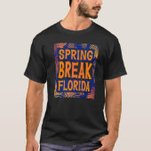 Spring Break Senior Class Student School Trip Flor T-shirt (Voorkant)