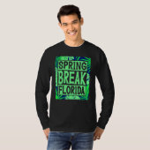 Spring Break Senior Class Student School Trip Flor T-shirt (Voorkant volledig)