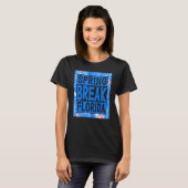 Spring Break Senior Class Student School Trip Flor T-shirt (Voorkant volledig)