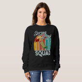 Spring Break Squad 2022 Retro Spring Break Teacher Trui (Voorkant volledig)