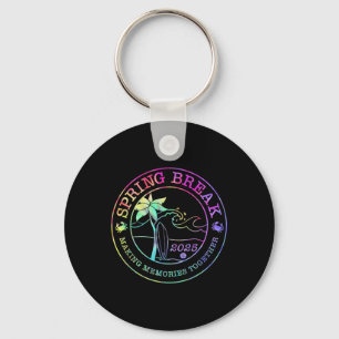 Spring Break Squad Crew 2025 Beach Palm Fa Sleutelhanger