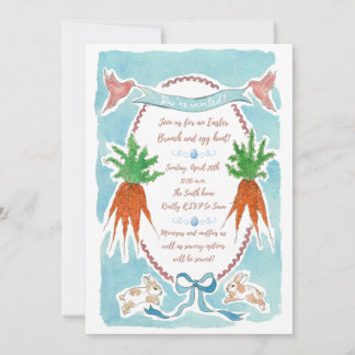 Spring Brunch Invitation Digitale Download Sjabloo Kaart