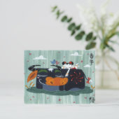 Spring Buffalo Briefkaart (Staand voorkant)