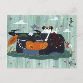 Spring Buffalo Briefkaart
