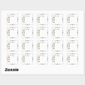 Spring Bullet Journal of Planner Square Sticker (Vel)