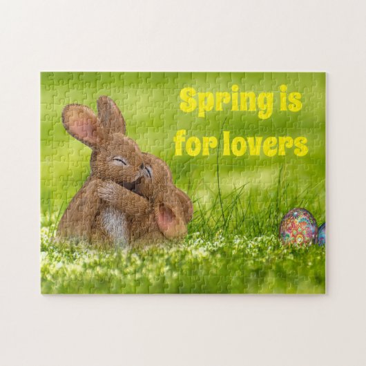 Spring Bunny Lovers Legpuzzel (Horizontaal)