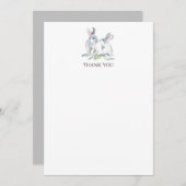 Spring Bunny Specialized Stationery Dank u Notitiekaartje (Voorkant / Achterkant)