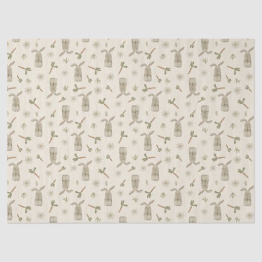 Spring Bunny Tissue Paper Tissuepapier (Voorkant)