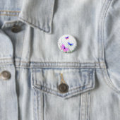 Spring Butterflies Button (In situ)